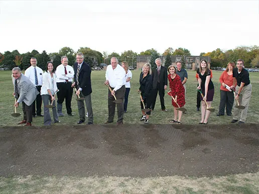 The groundbreaking ceremony for Ankeny's Miracle Park